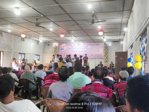 during presentation