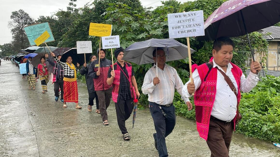 Rally for Tawang Church